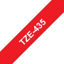 TZe-435 - Weis auf Rot -...